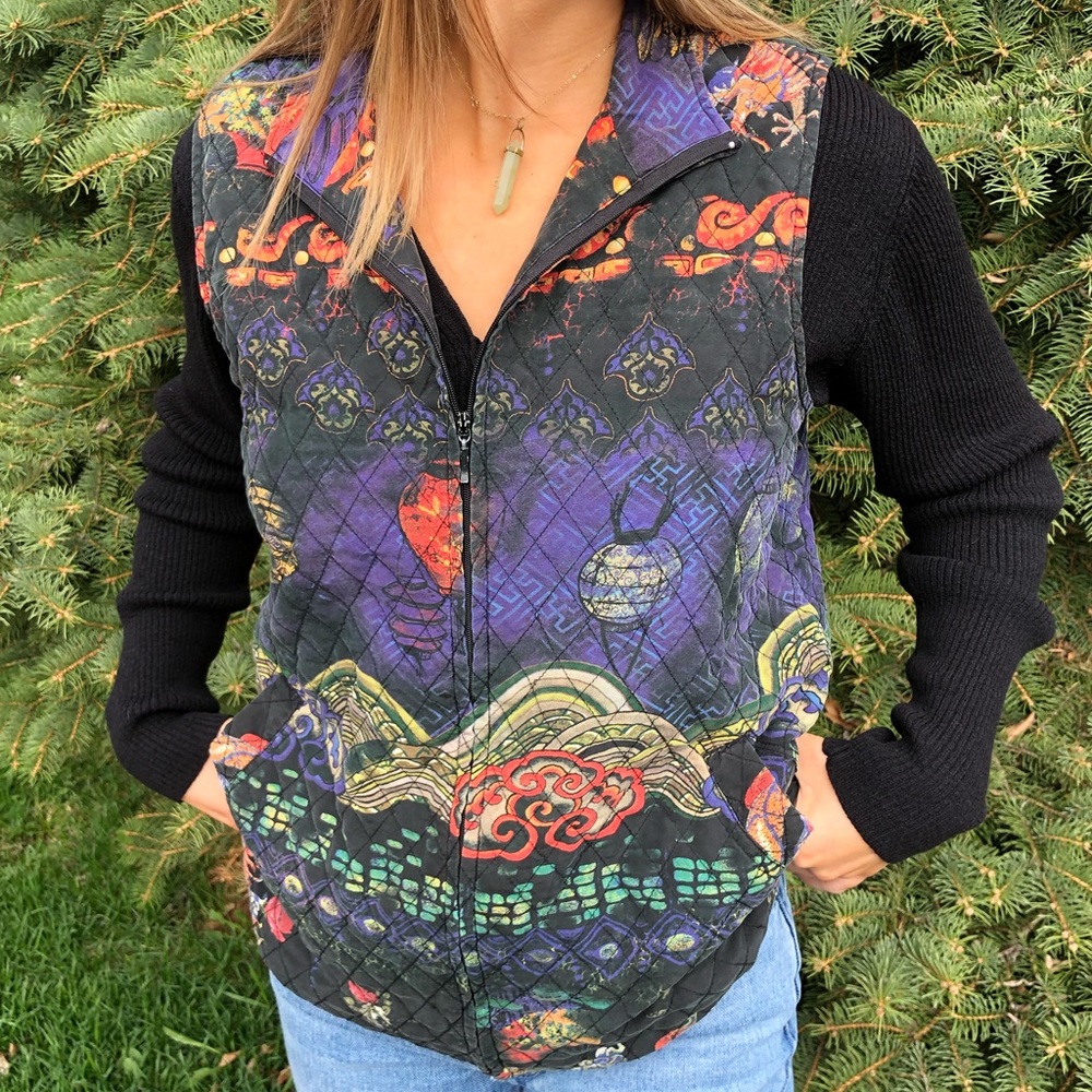 SILK VINTAGE VEST